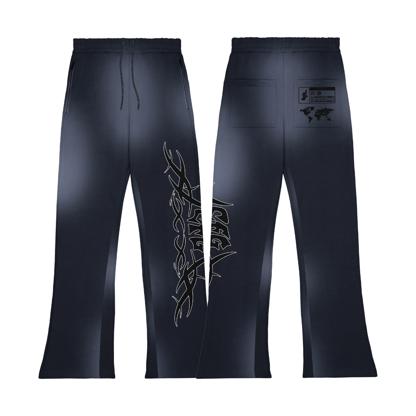 “CFG” Tracksuit Bottoms 'Flaired'